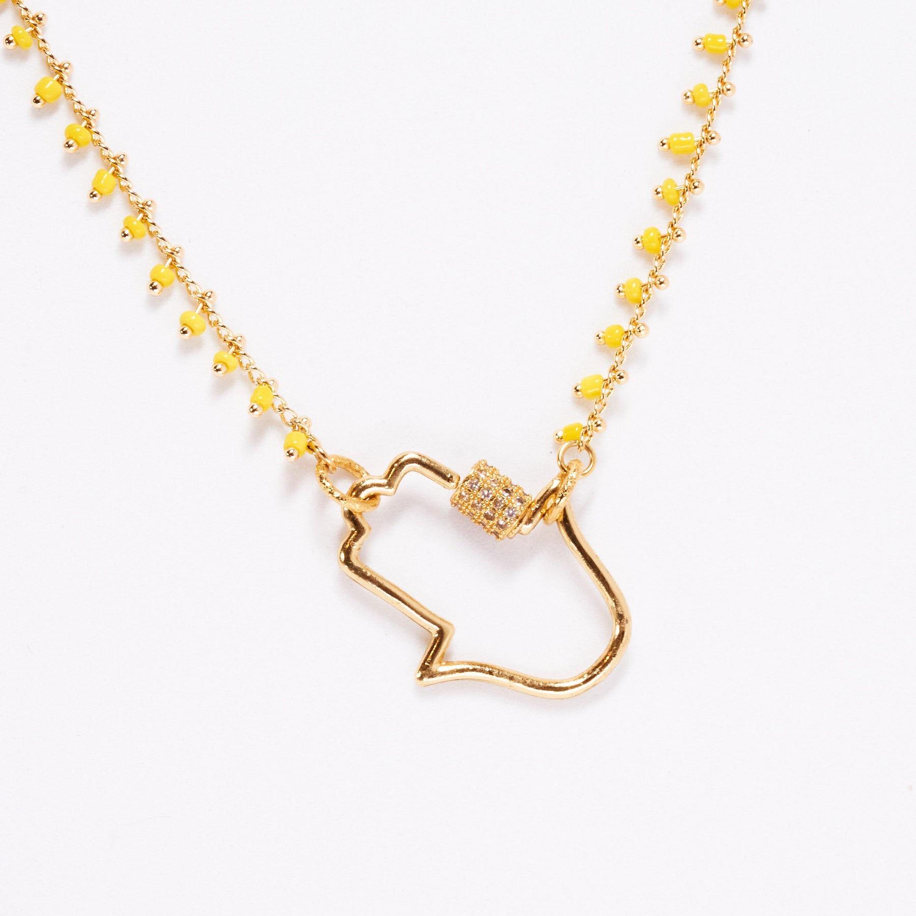 Collar Mano de Fátima dije/broche