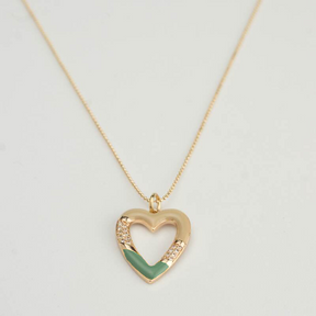 Collar Corazón Esmaltado