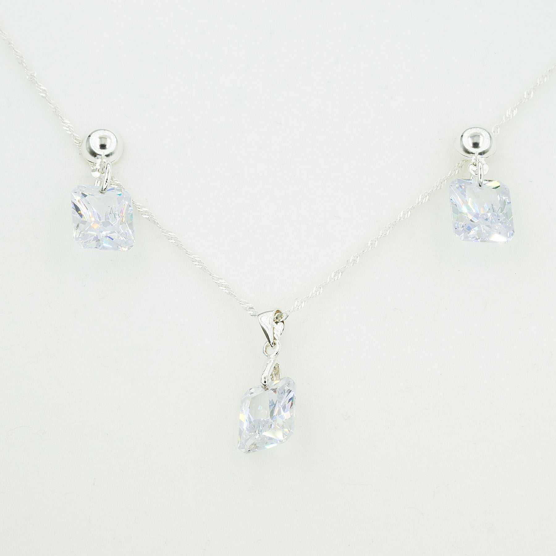 conjunto zircón cuadrados
